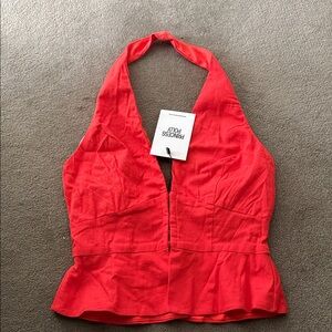 Princess Polly Vibrant Red Crop Top